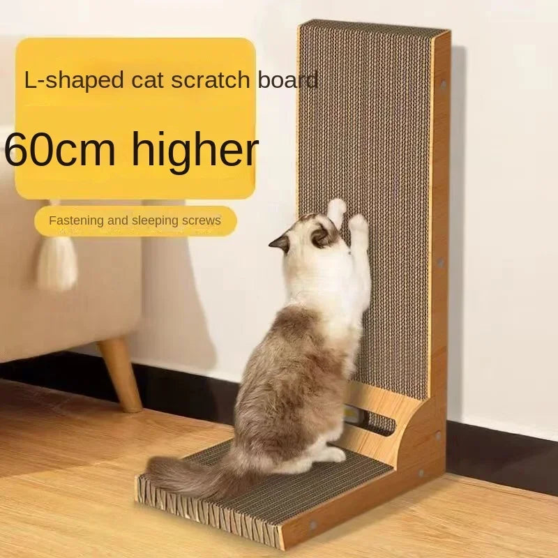 Furniture Cat Scratching Post L-shaped