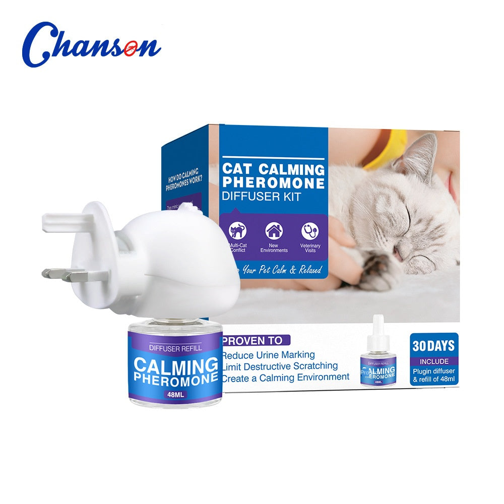 Cat Calming Pheromone Spray Anti-Stress Set