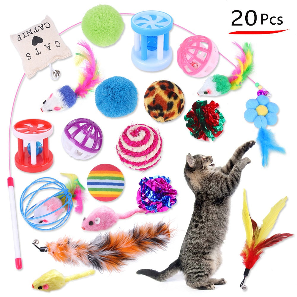 Cat Toys Teaser Multi-Style Combination
