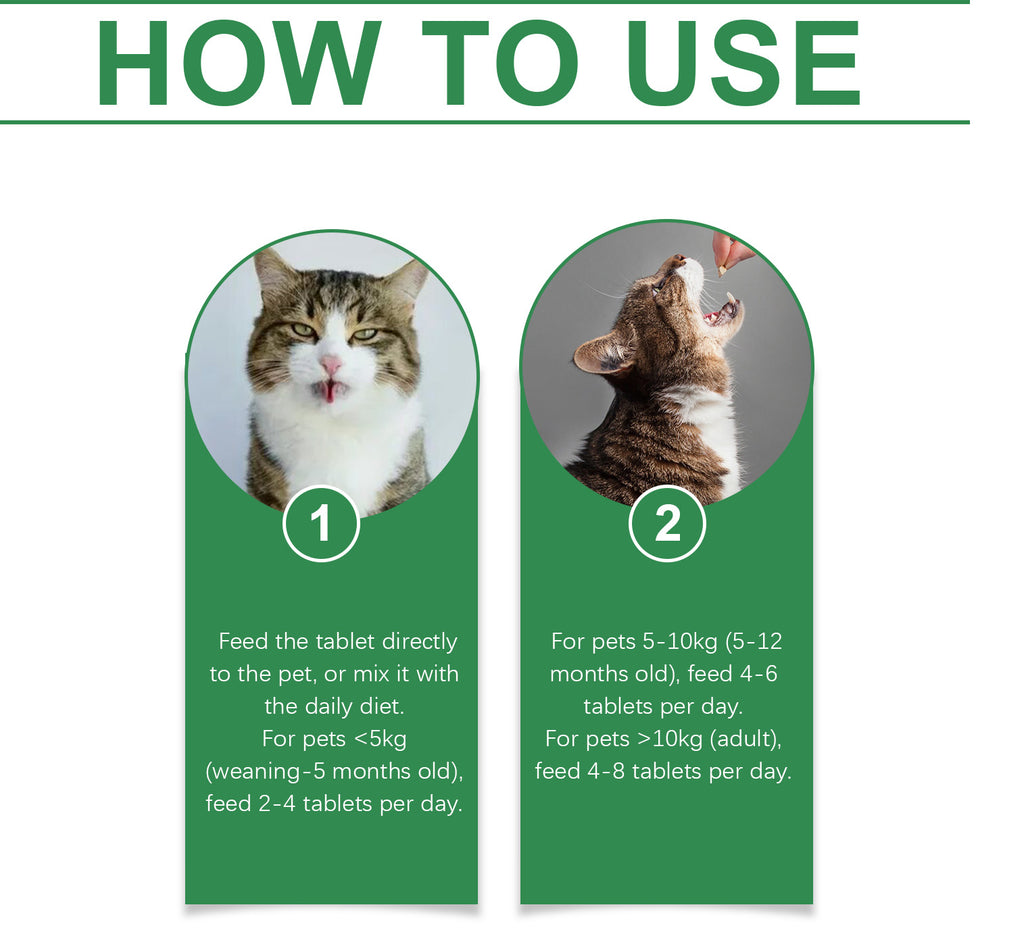 Pet Cat Multivitamin Tablets