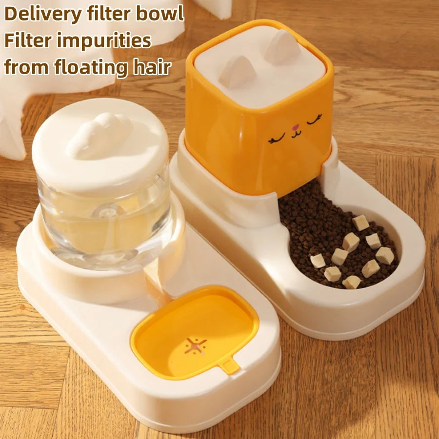 Kimpets Automatic Water Feeder with Food Container