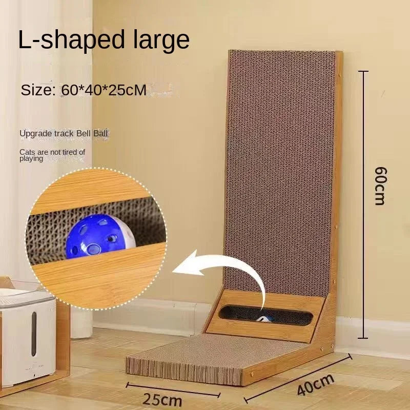 Furniture Cat Scratching Post L-shaped