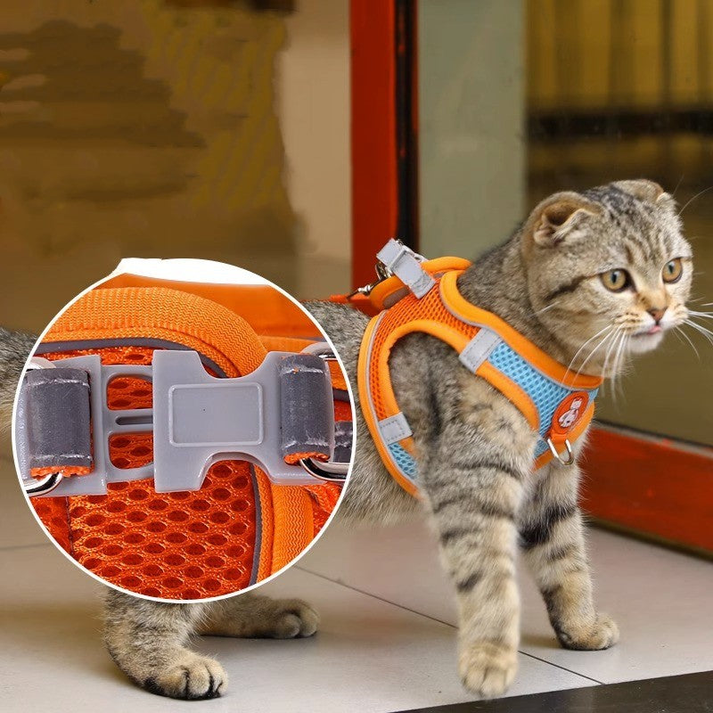Pet Dog Leash Reflective Chest Harness