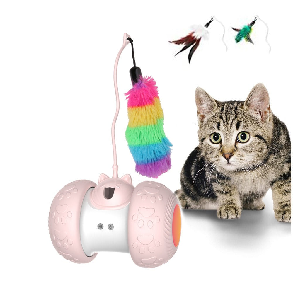 LED Light Emitting Rolling Ball Cat Toy