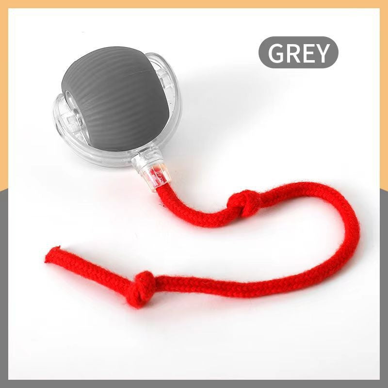 Cat Toy Gravity Intelligent Red Rope Rolling Ball