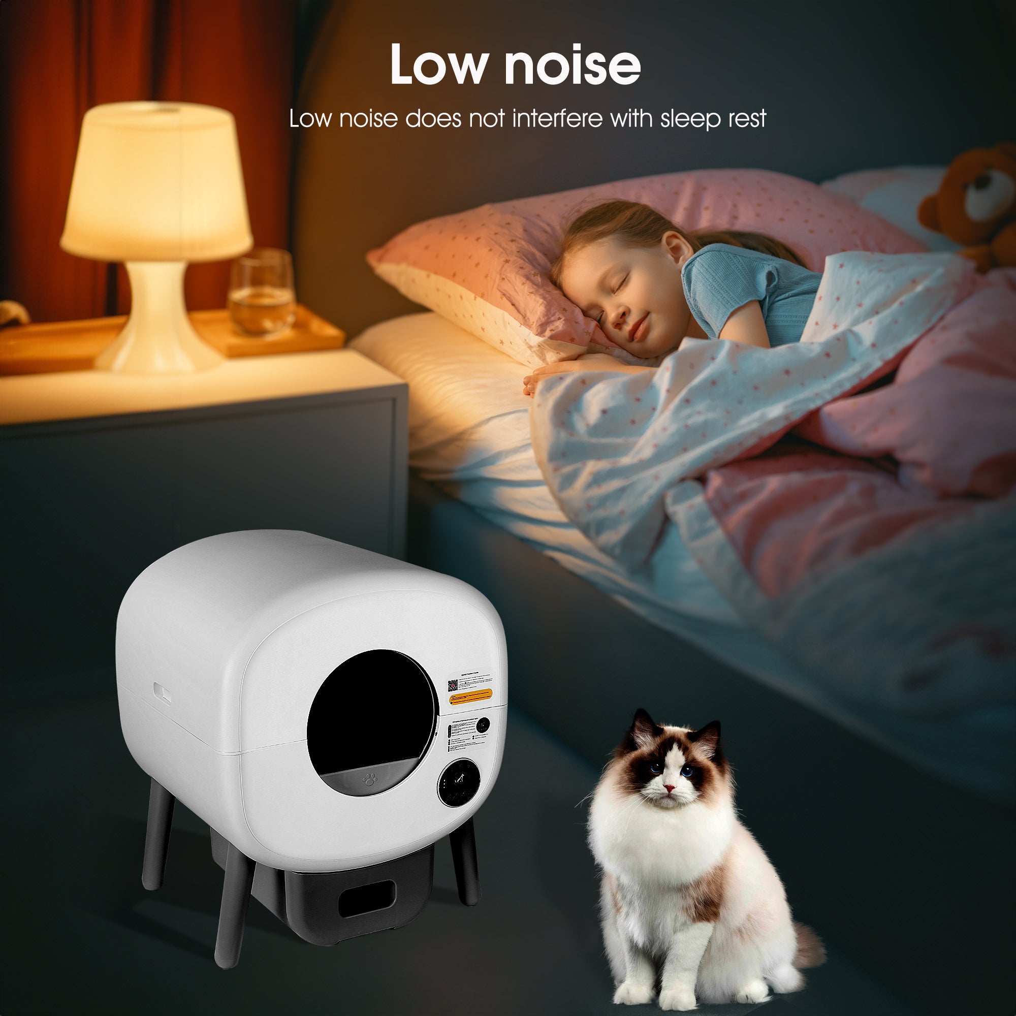 Automatic Smart Cat Litter Box Model B