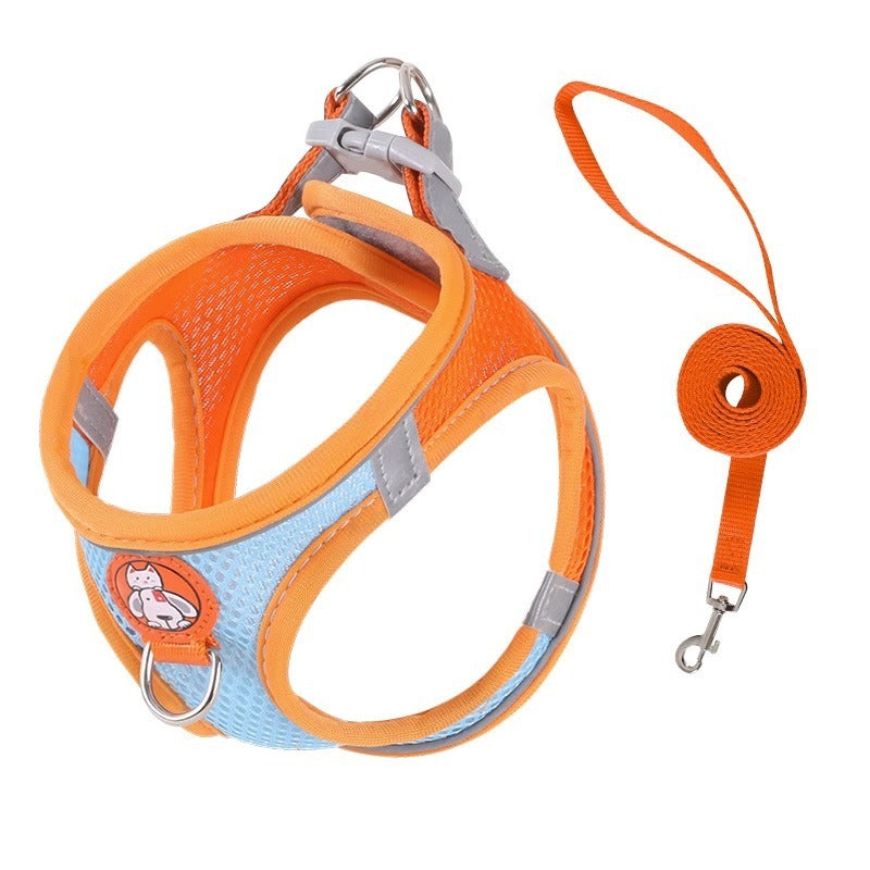 Pet Dog Leash Reflective Chest Harness
