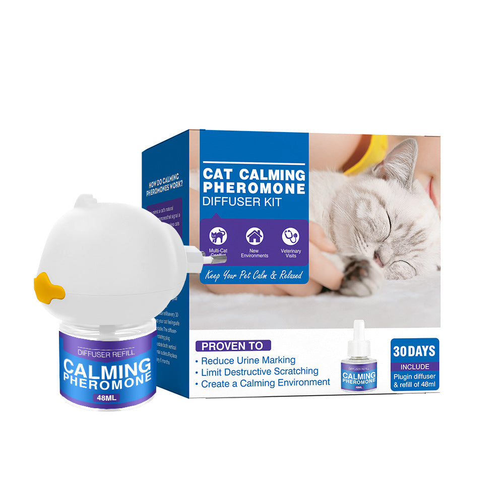Cat Calming Pheromone Spray Anti-Stress Set