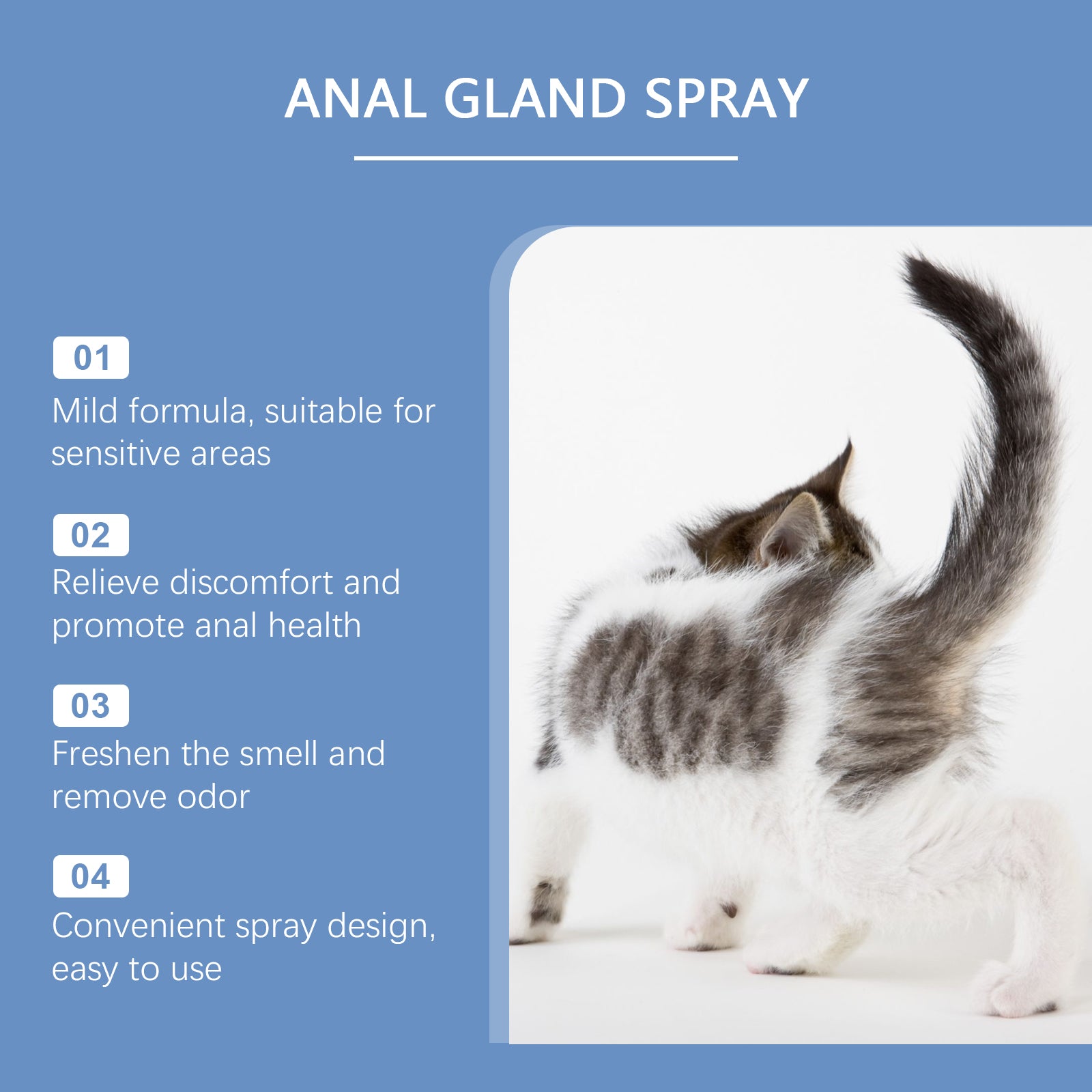 Cat Anal Gland Odor Removal Spray