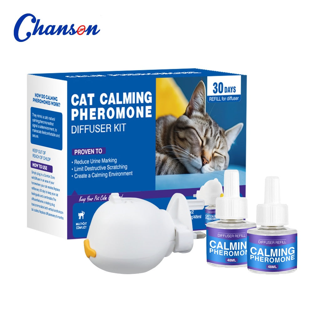 Cat Calming Pheromone Spray Anti-Stress Set