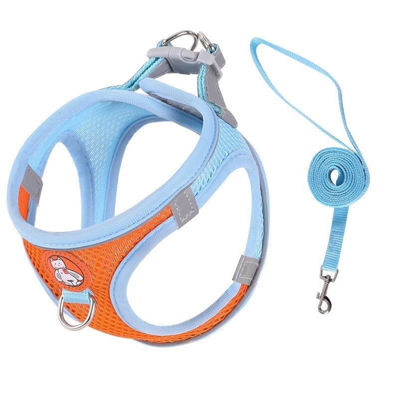 Pet Dog Leash Reflective Chest Harness