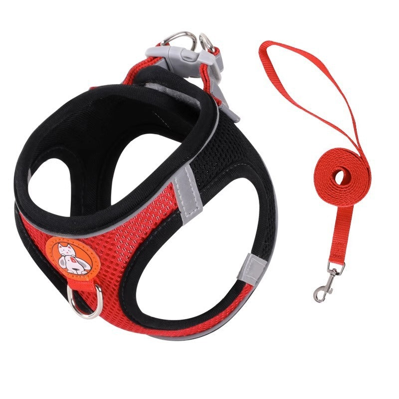 Pet Dog Leash Reflective Chest Harness