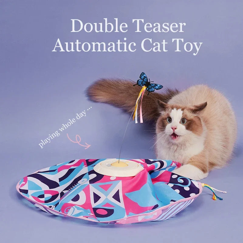 Fluttering Butterfly Cat Toys Interactive