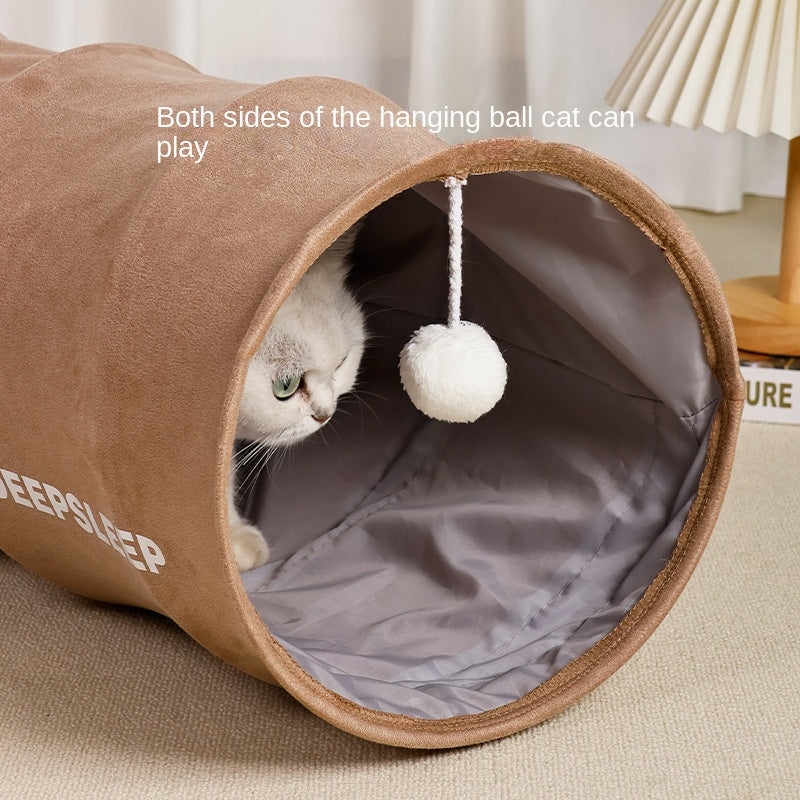 Cat Rolling Cage Toy Hide-and-Seek Tunnel
