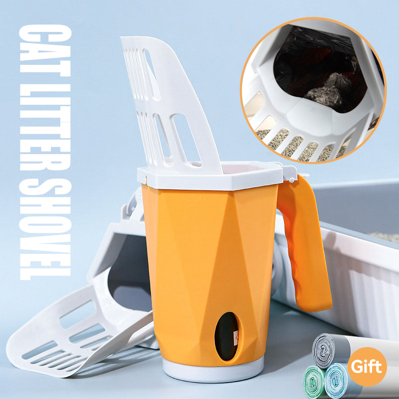 Cat Litter Shovel Self Cleaning Scooper