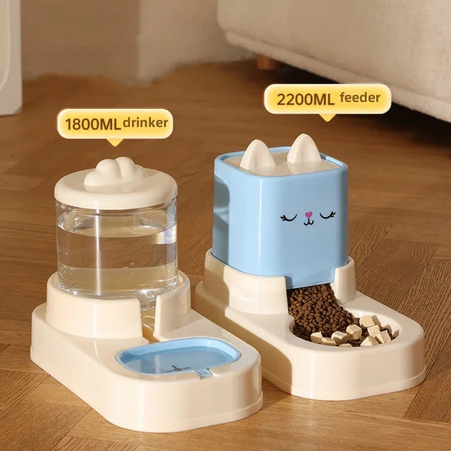 Kimpets Automatic Water Feeder with Food Container