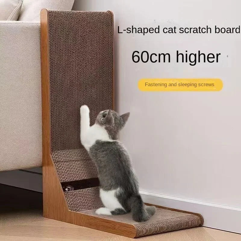 Furniture Cat Scratching Post L-shaped