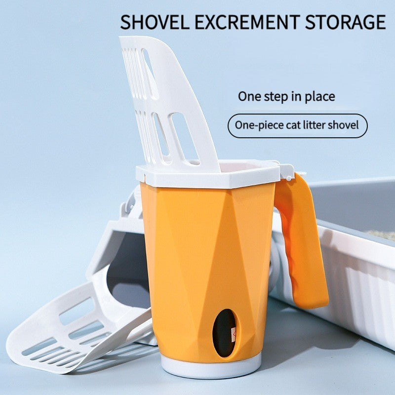 Cat Litter Shovel Self Cleaning Scooper