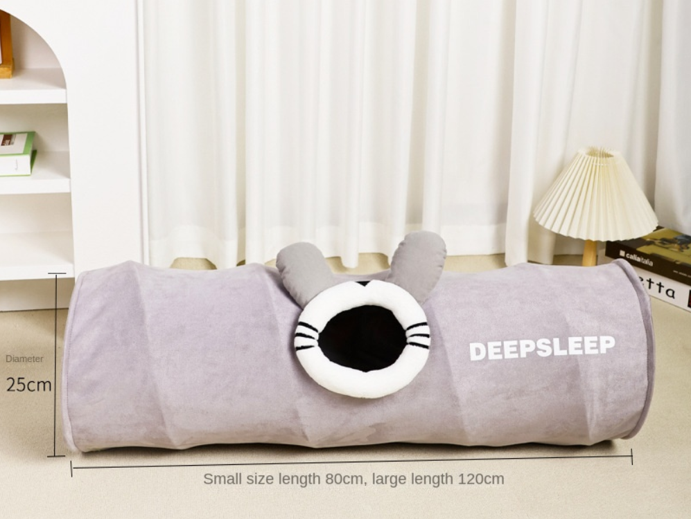Cat Rolling Cage Toy Hide-and-Seek Tunnel