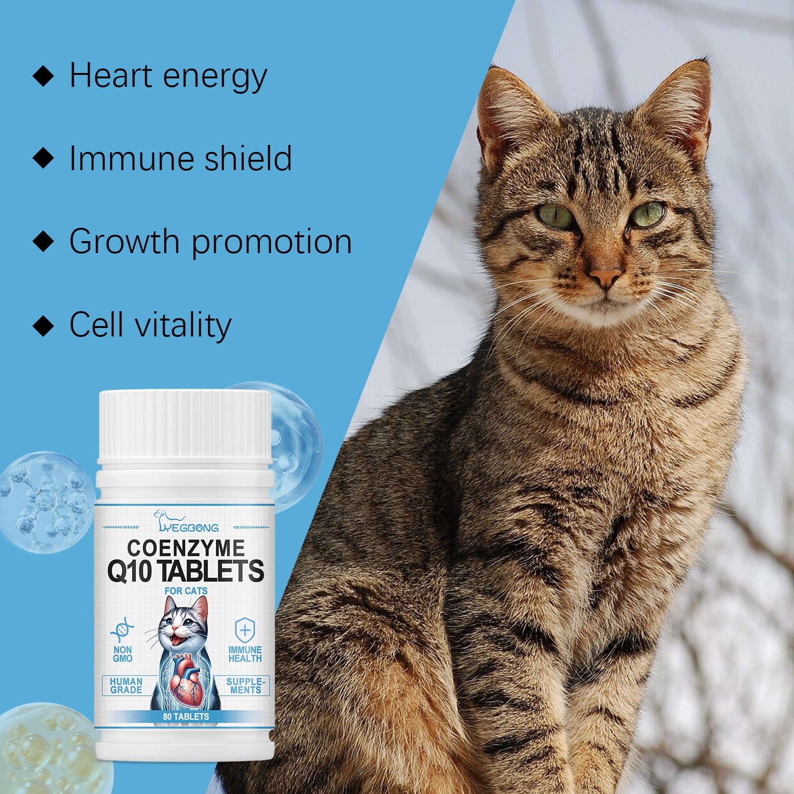 Cats Coenzyme Q10 Tablets