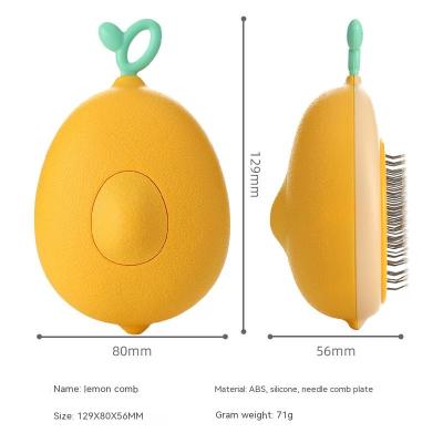 Avocado-Shaped Cat Brush Hair Remover