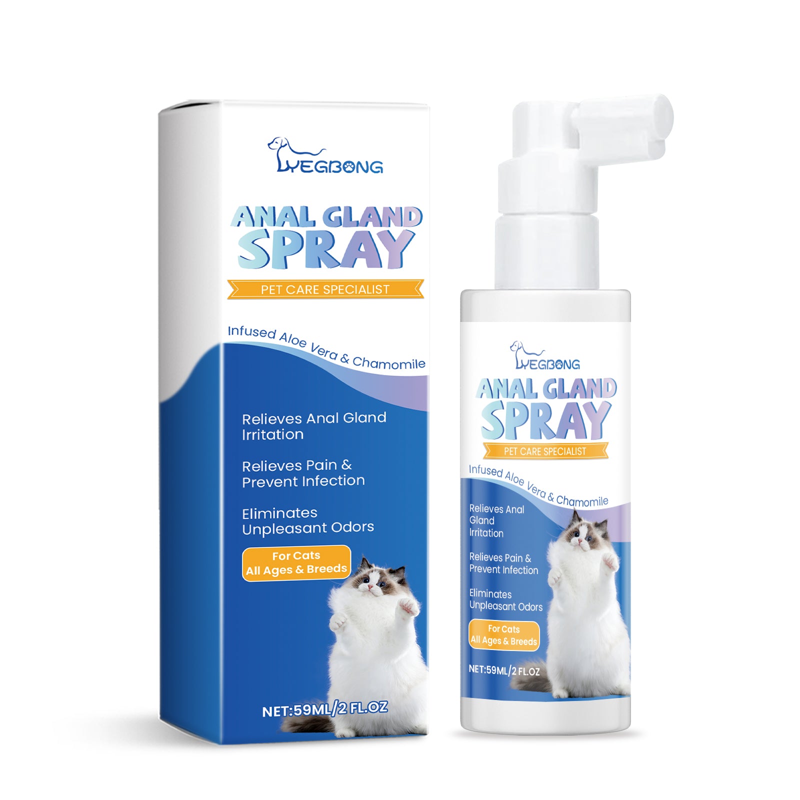 Cat Anal Gland Odor Removal Spray