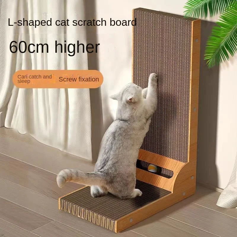 Furniture Cat Scratching Post L-shaped