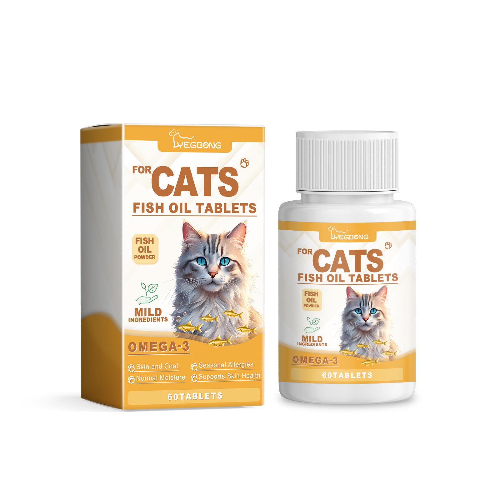 Cat Care Multi-Dimensional Fish Oil Tablets
