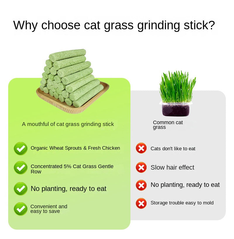 Freeze Dried Cat Grass Grinding Stick