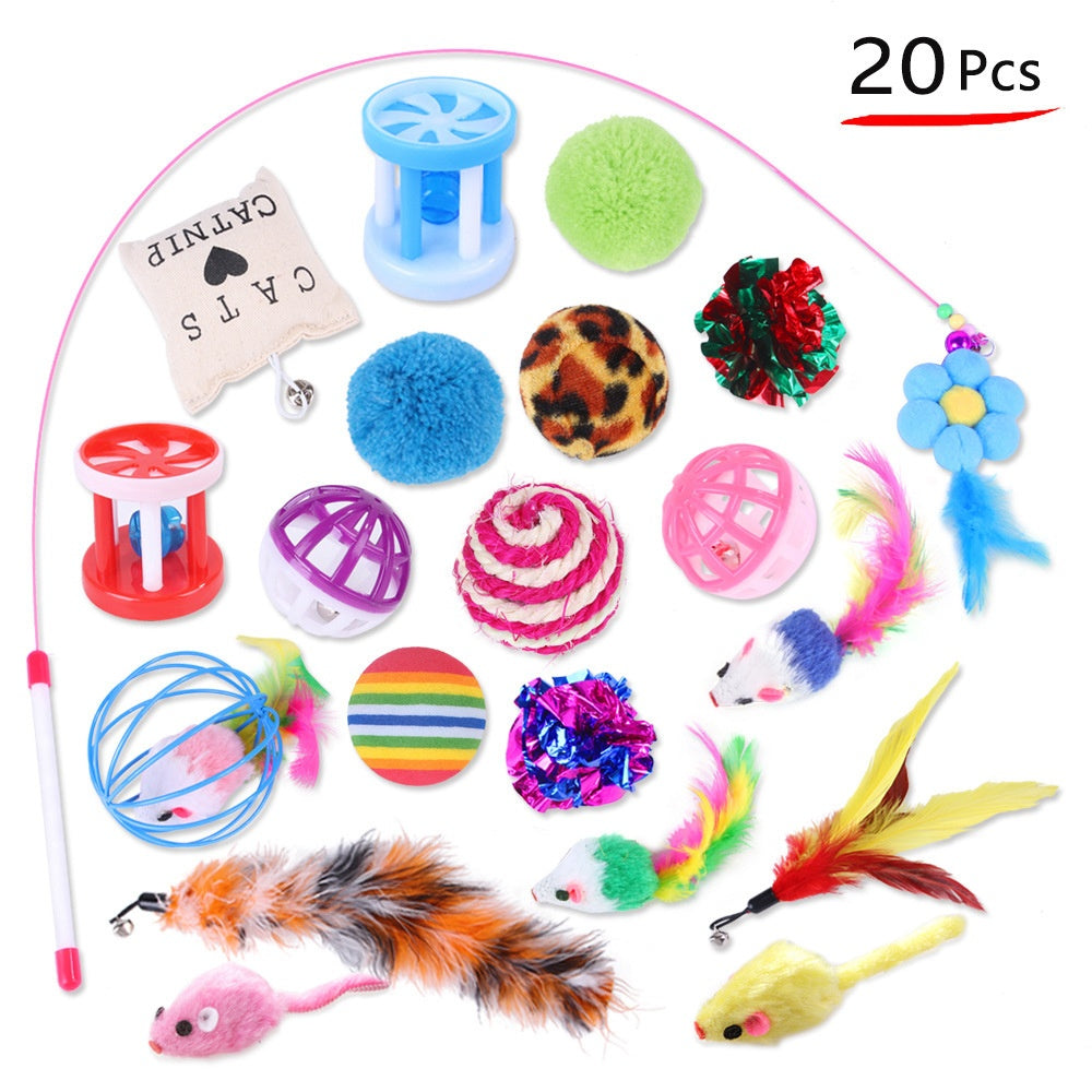 Cat Toys Teaser Multi-Style Combination