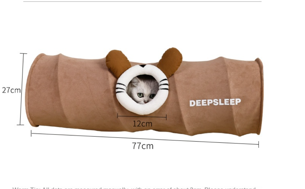 Cat Rolling Cage Toy Hide-and-Seek Tunnel